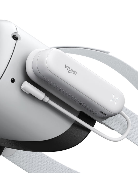 Battery Pack for Meta Quest 3/3S and Oculus Quest 2 with 5000mAh