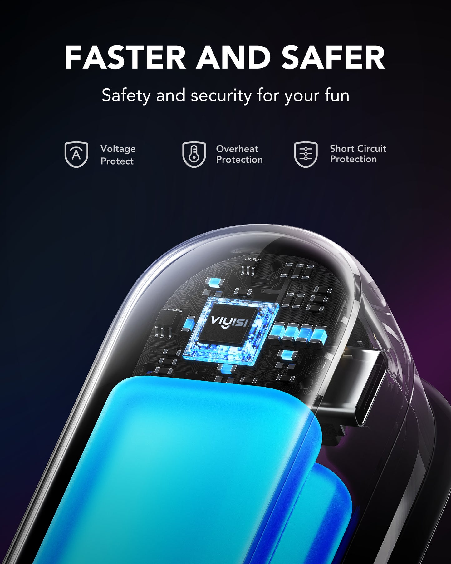 Battery Pack for Meta Quest 3/3S and Oculus Quest 2 with 5000mAh