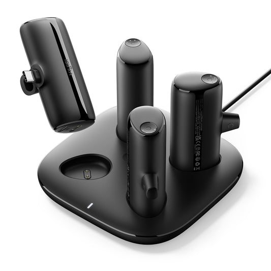 Portable Charger Station USB C 5000mAh, 4 Pcs Fast Charging Power Bank