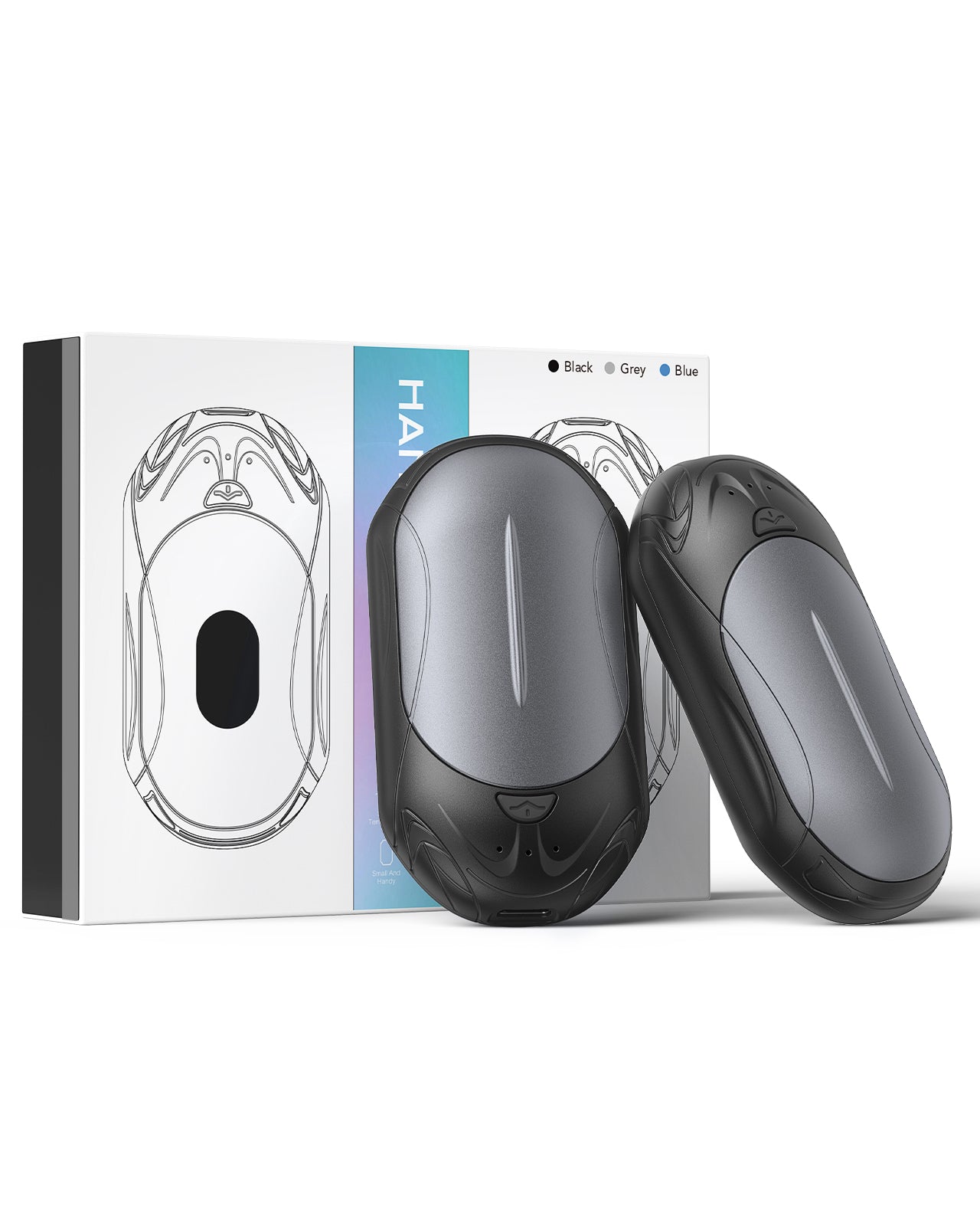 Hand Warmers Rechargeable 2 Pack with 6000mAh Safe Heating for Up to 20 Hours